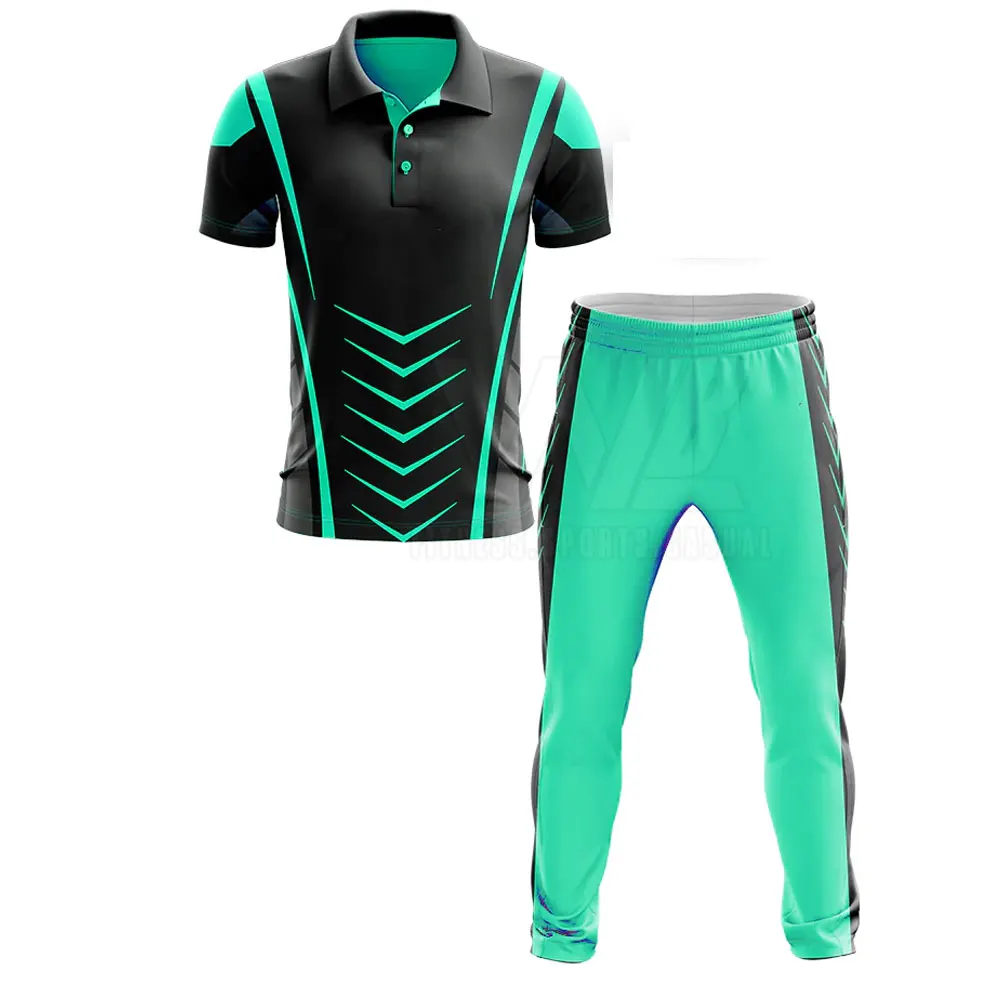 Jersey and Pant with Best Quality Cricket Uniform Wholesale OEM Made Custom Design Cricket Uniform Cricket