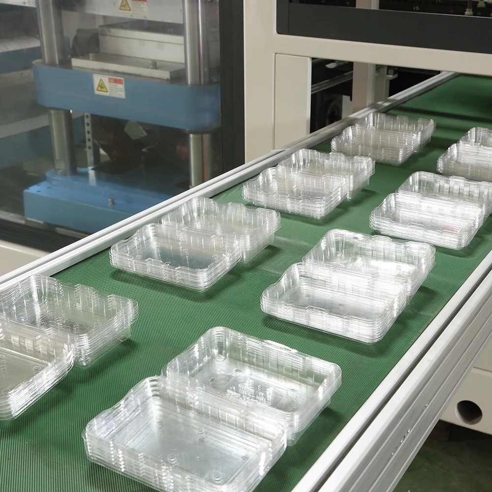 Custom Made Automatic Manual  Pp Thermoforming Vacuum Machine For Plastic Blister Packs Boxes