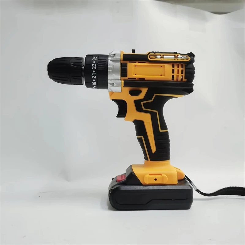 21V lithium battery multifunctional impact drill dual speed hand electric drill