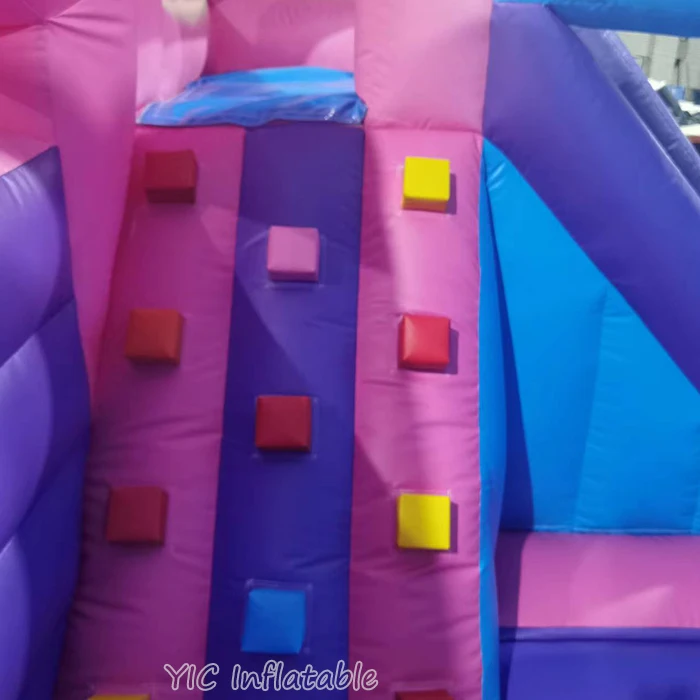 Commercial Unicorn Inflatable Bouncy Castle with Slide Kids Jumping House Inflatable Jumper for Fun and Play