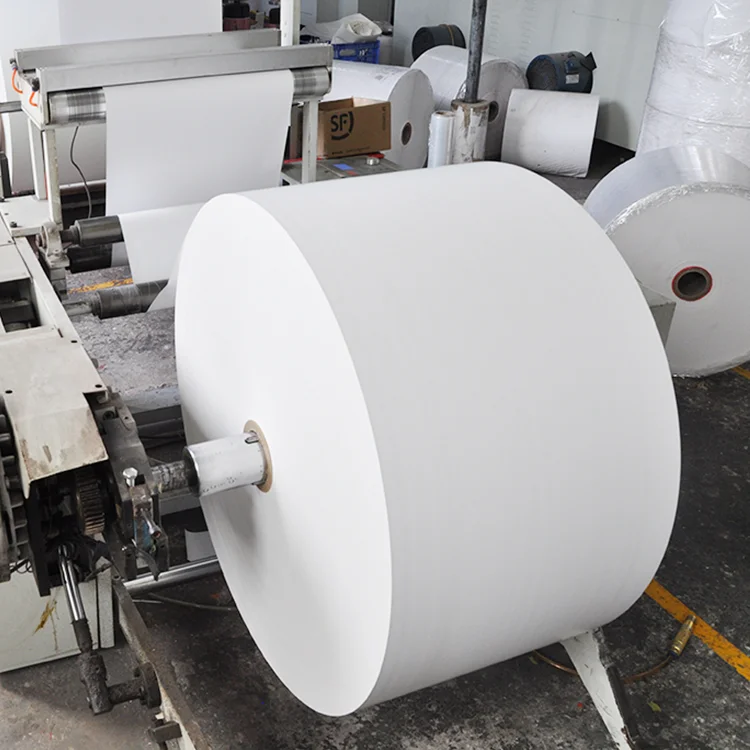 Likexin Custom Semi Gloss Glassine Strong Adhesive Stickers Logo Labels Price Label Raw Material Jumbo Rolls