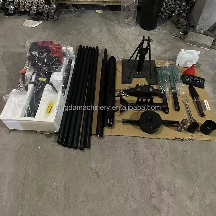 Portable Geological Exploration Core Sampling Machine Light Weight Backpack Drilling rig for Sale