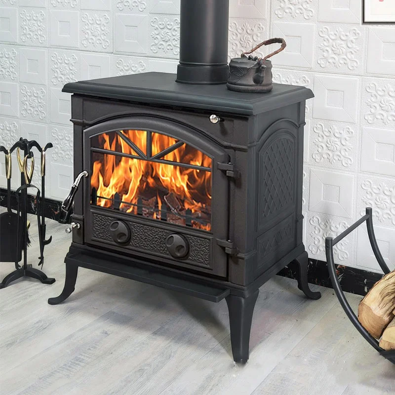 Manufacturer Indoor True Fire Fireplace  European Cast Iron Fireplace Observation Independent Fireplace