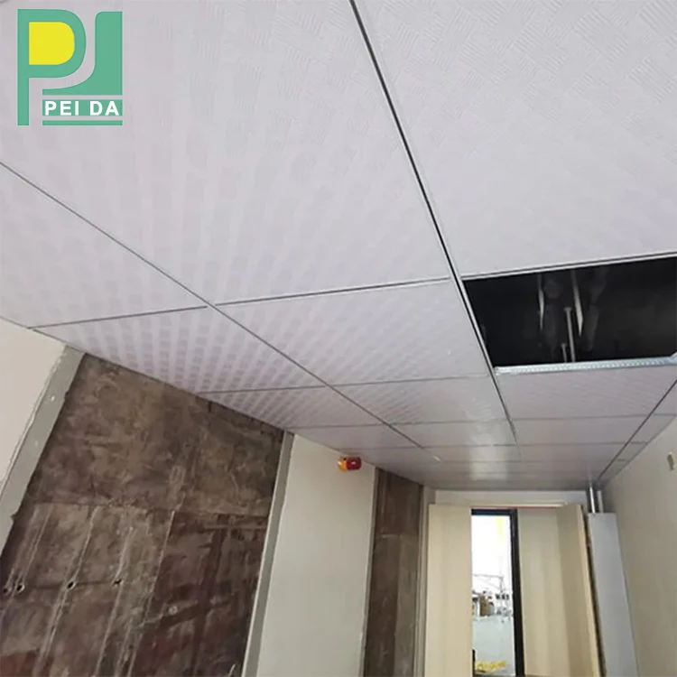 Lay In Modern PVC gypsum ceiling tile For Meeting Room