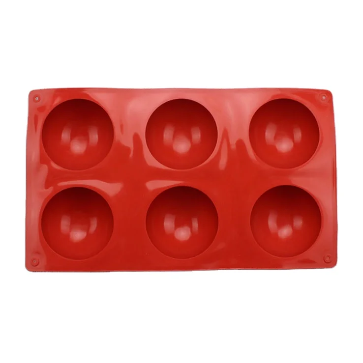 S280 DIY 5 6 8 15 24 Cavity half Sphere Silicone Mold  DIY 6 holes half Ball coaster Silicone baking molds