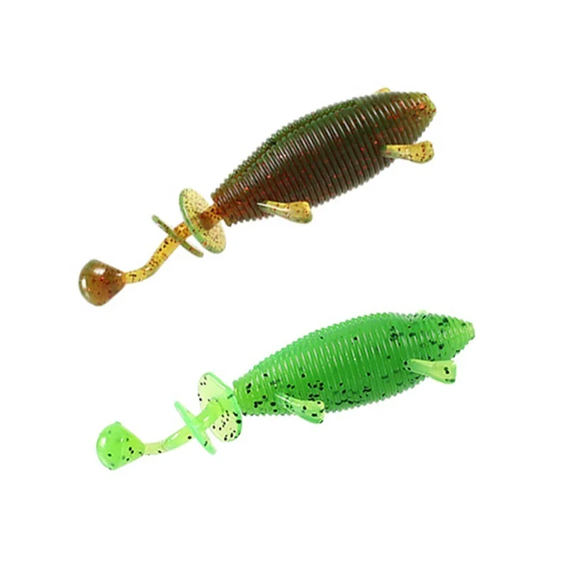 Wholesale New water Soft Worm Bait 90mm 11.5g 3pcs/bag manufacturer salt water fishing lure