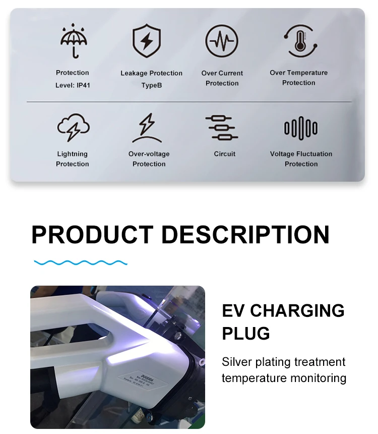 Ccs2 Charger DC 7kw 30kw Plug In Hybrid Charging Station Evse Electric Vehicle Supply Equipment