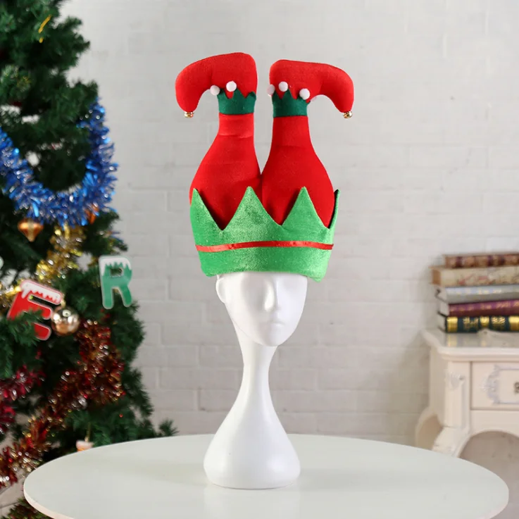 Wholesale Christmas Supplies Funny Novelty Santa Hat Crazy for Accessories Party