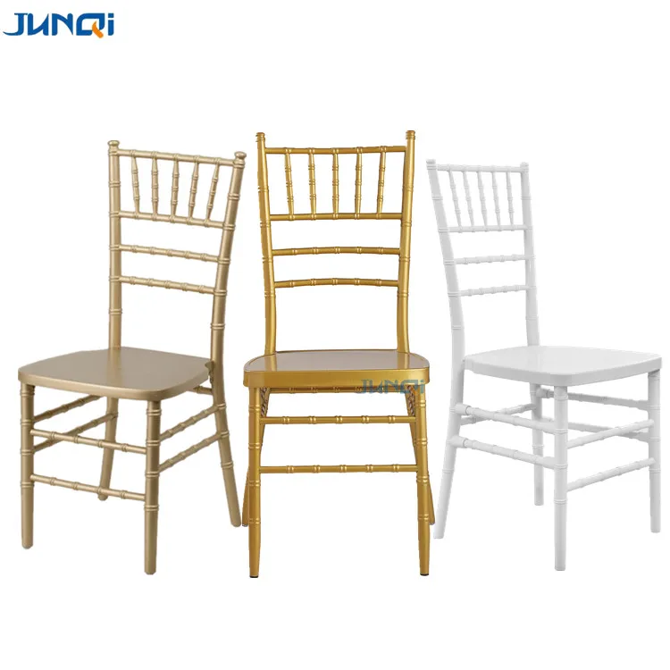gold wholesale party  hotel  golden rental chivari  Aluminum banquet hotel  rental chair