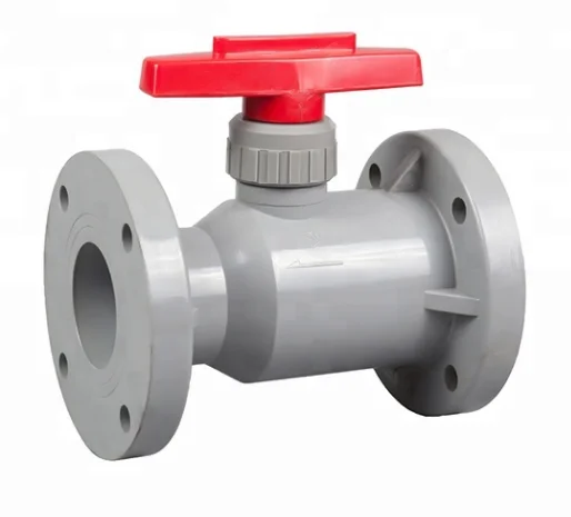 flange type cpvc 4 inch ball valve for chemical industry