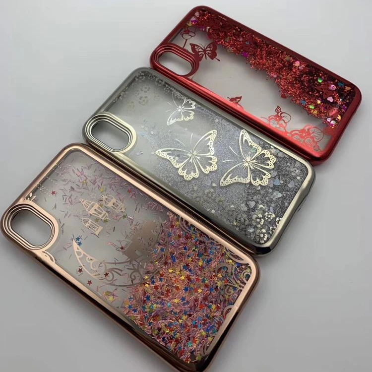 
for LG lg stylo 4 phone case girly cell phone case with electroplate tpu liquid phone case 2019 