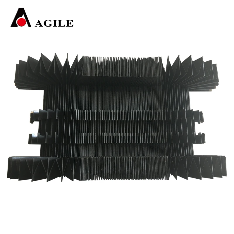 cnc nylon leather horizontal vertical flexible dust bellow cover