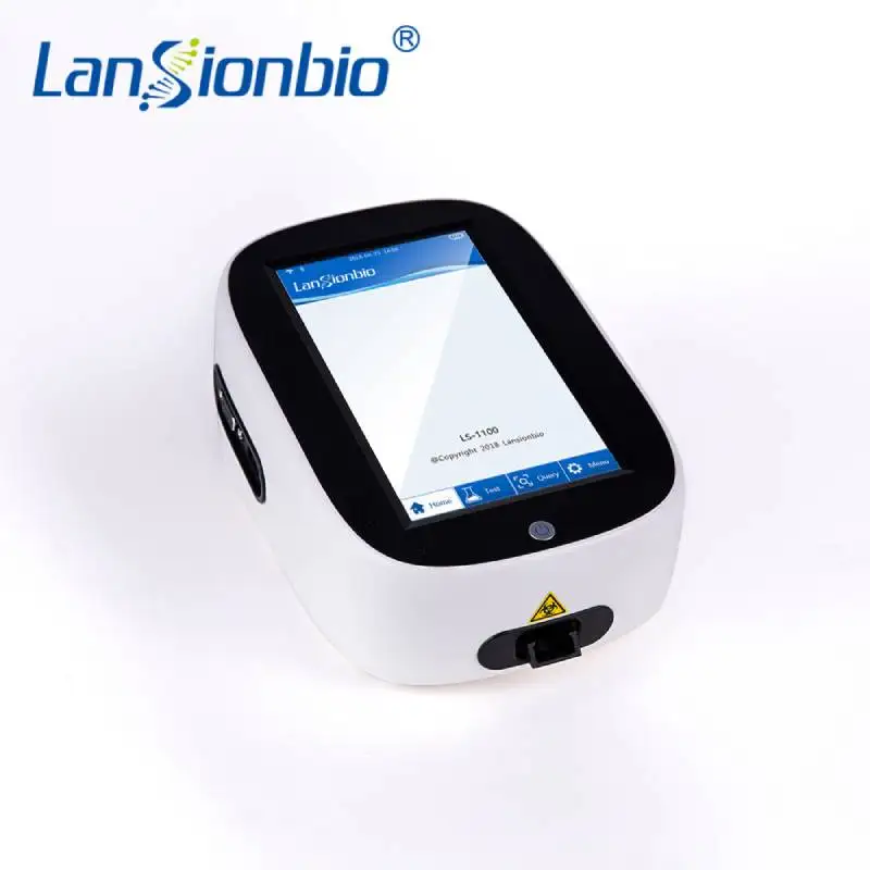 Lansionbio Rapid Diagnostic Blood Test Equipment, HbA1c/TSH/HCG/PSA/D-DIMER/Ferritin/Myo/CRP/LH/PCT LS-1100