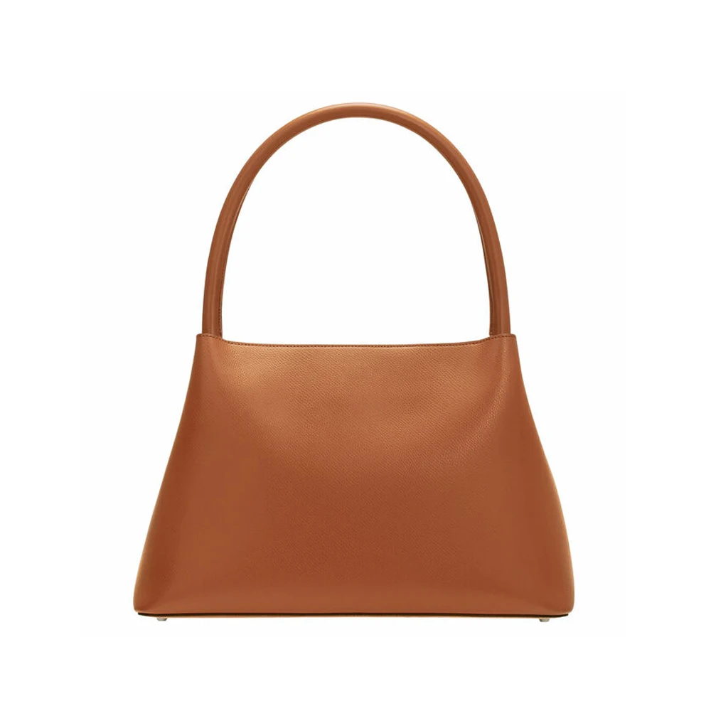 Cheap Factory Price Design Logo Large Storage 100% Genuine Leather Shoulder  Handbag For Women