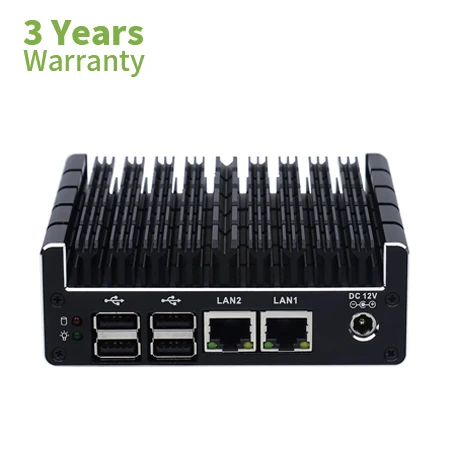 Тонкий клиент Qual Core J3060 CPU 8G DDR3L 2 порта Ethernet брандмауэр устройство с поддержкой Linux Os