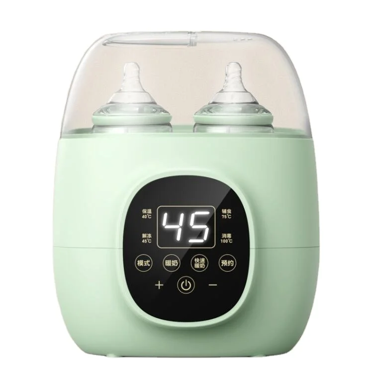 Baby Fast Warming Bottle Warmer Sterilizer Smart Portable Food Heater with LCD Real-time Display