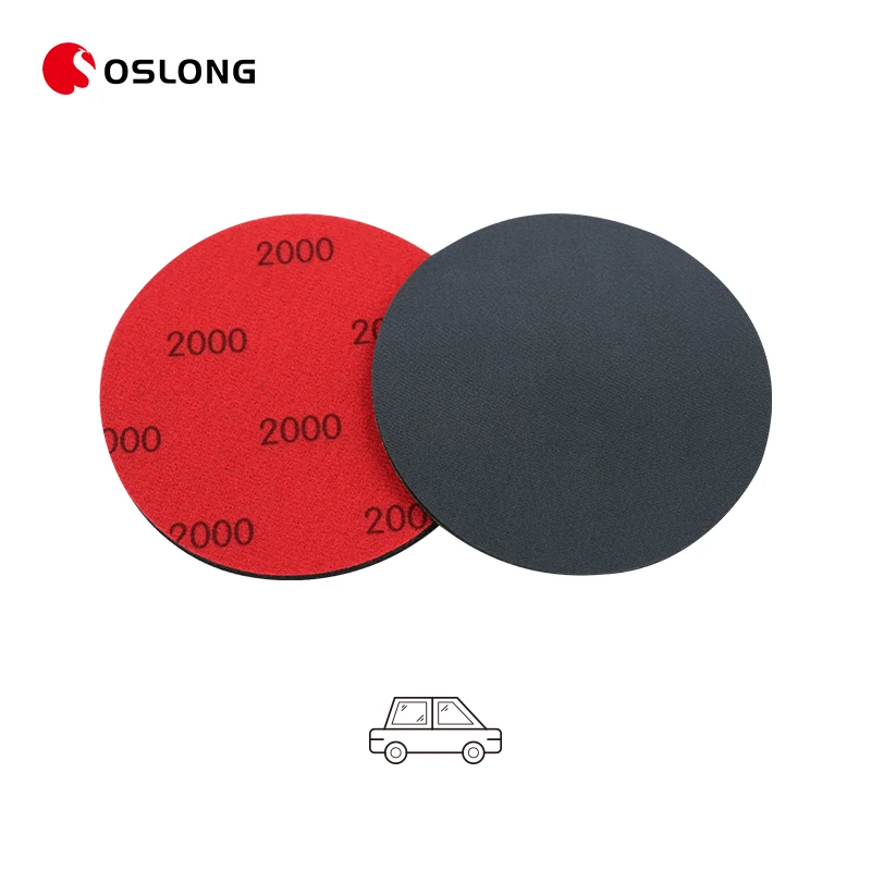 Oslong 5 дюймов шлифовальная дисковая губка сетки молочной пены влажное полирование Автомобильная Губка прокладка