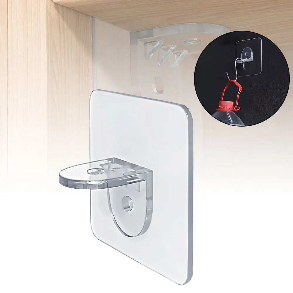 Wholesale Transparent Self Shelf Support Adhesive Pegs Shelf Support Pegs Closet Cabinet Shelf Support Clips Dropshipping