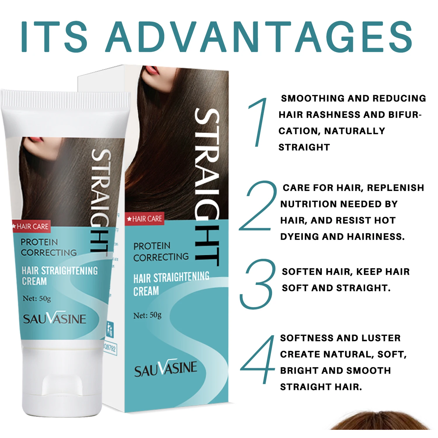 OEM Organic Hair Care Mask Smooth Moisturizing Repair Damaged Hair  Brazilian Keratin Treatment Straightening Hair Cream