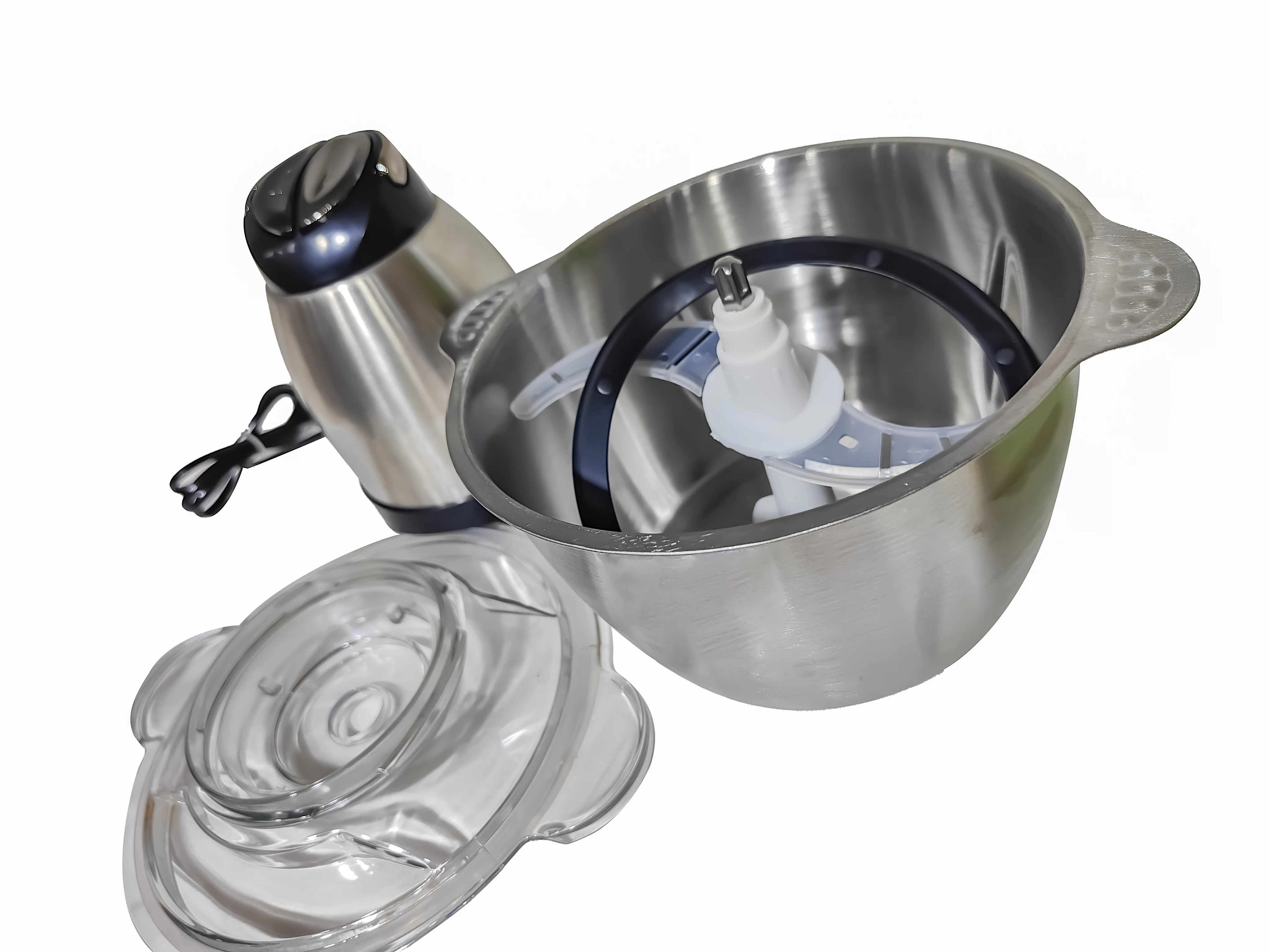 Factory direct sale high quality glass bowl or stainless steel bowl meat grinder meat slicer with glass or stainless st