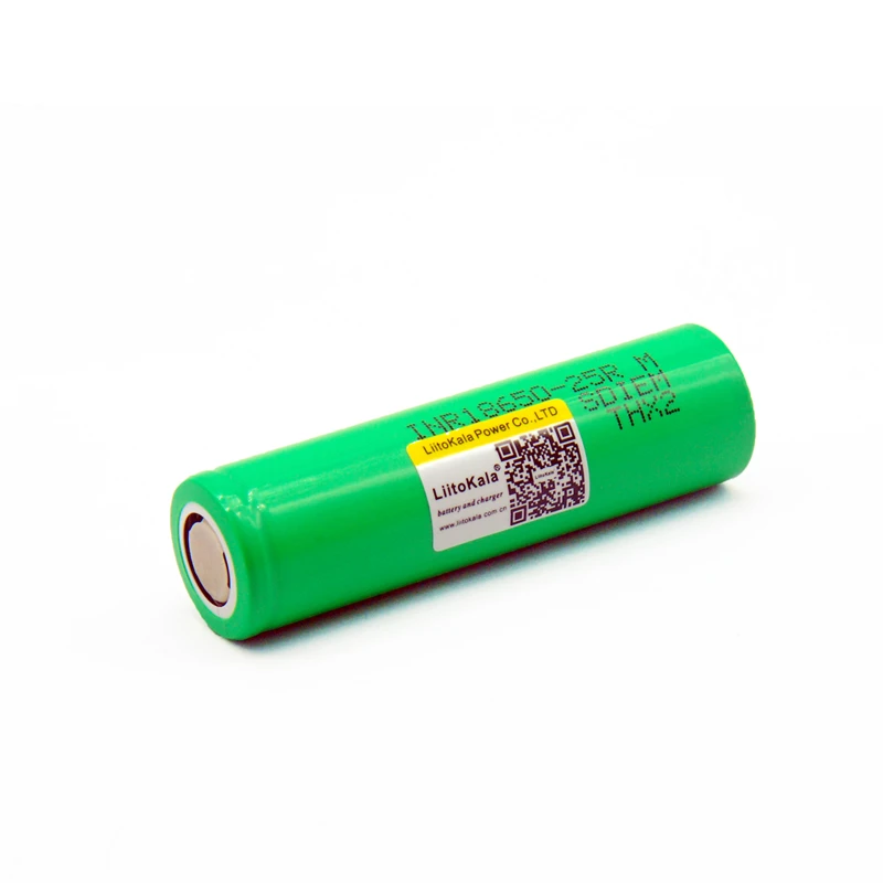 LiitoKala 18650 2500mAh battery Rechargeable battery INR18650 25R M 20A discharge Li-ion Battery 15A cell battery