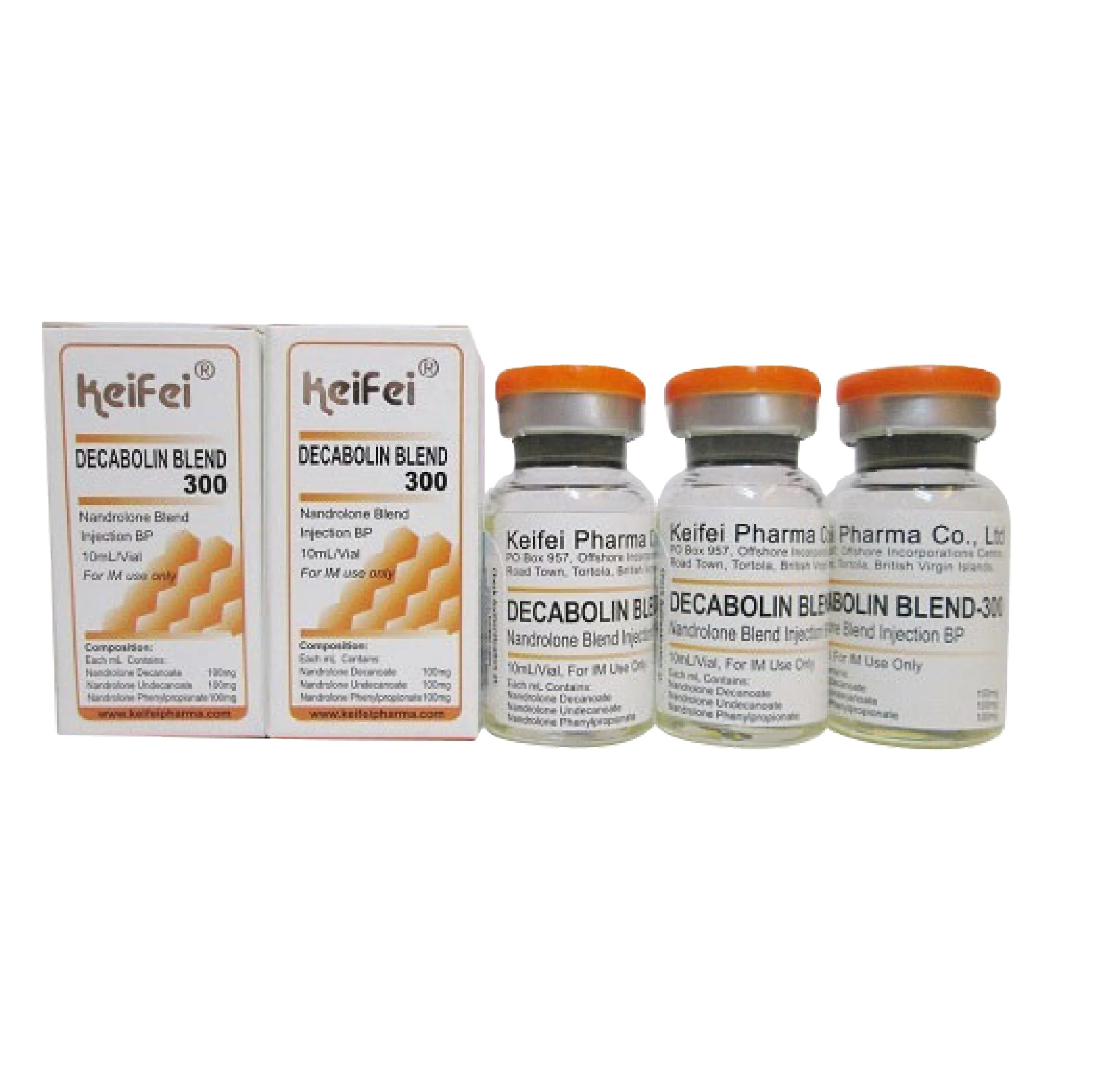 High quality 10ml bottle and glass vial labels and box