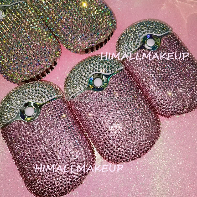 Mini Air Blower Dryer USB Rechargeable Lash Fans DIY New Diamond Eyelash Fan Dryer for Eyelashes