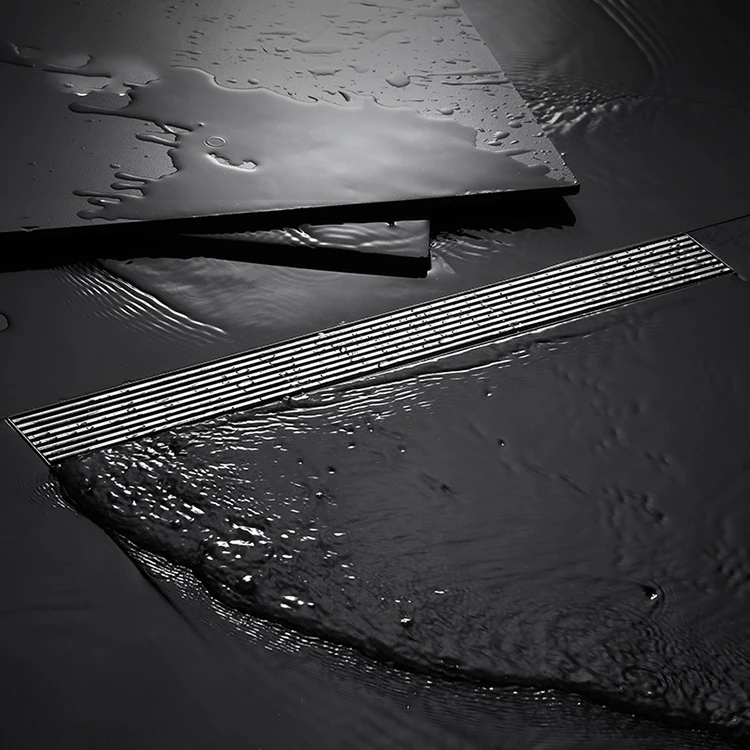 
Anti Odor Prevent Clogging Wedge Wire Shower Drain Bathroom Linear Channel Stainless Steel Drain Grate Floor Drain 