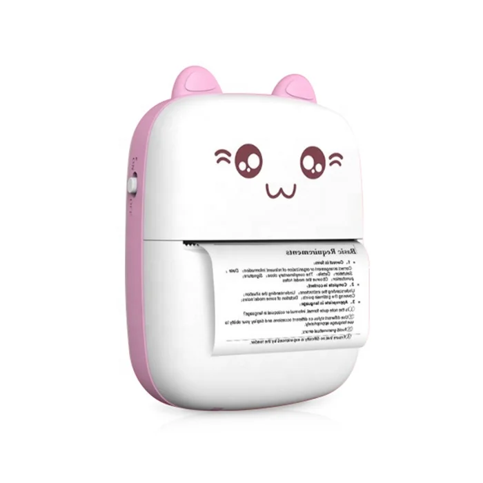 Hot Selling Pocket Printer Mini Mobile Printer Stickers Label Photo Wireless Portable Hand Mini Printers