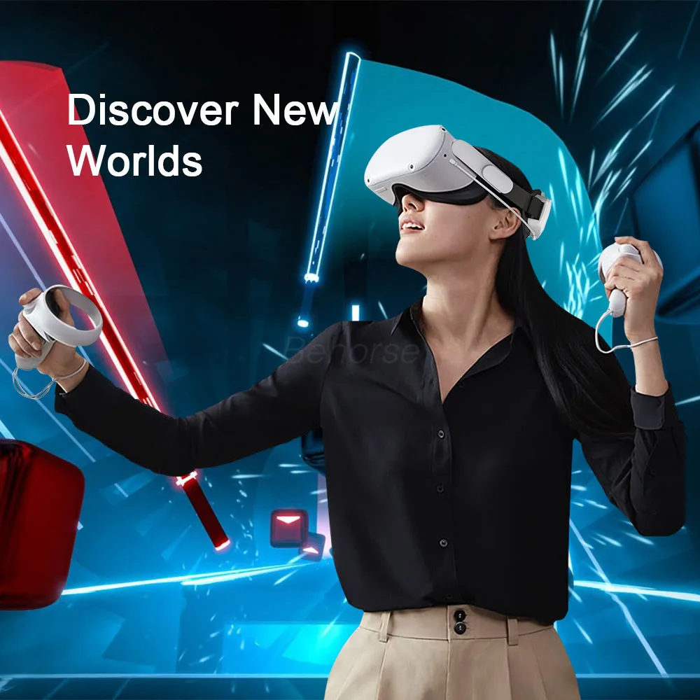 Suitable for Oculus Quest 2 VR Accessories Adjustable and Replaceable High-Capacity Power Bank Charging Headband