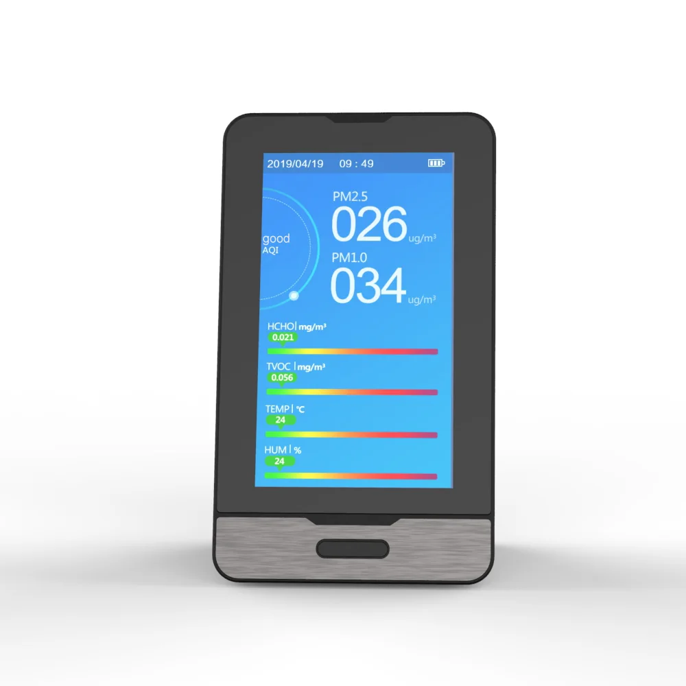 Умный Многофункциональный Wi-Fi монитор качества воздуха TUYA CO2/PM2.5/PM1.0/PM10/TVOC/HCHO/температура/Влажность/Управление приложением AQI