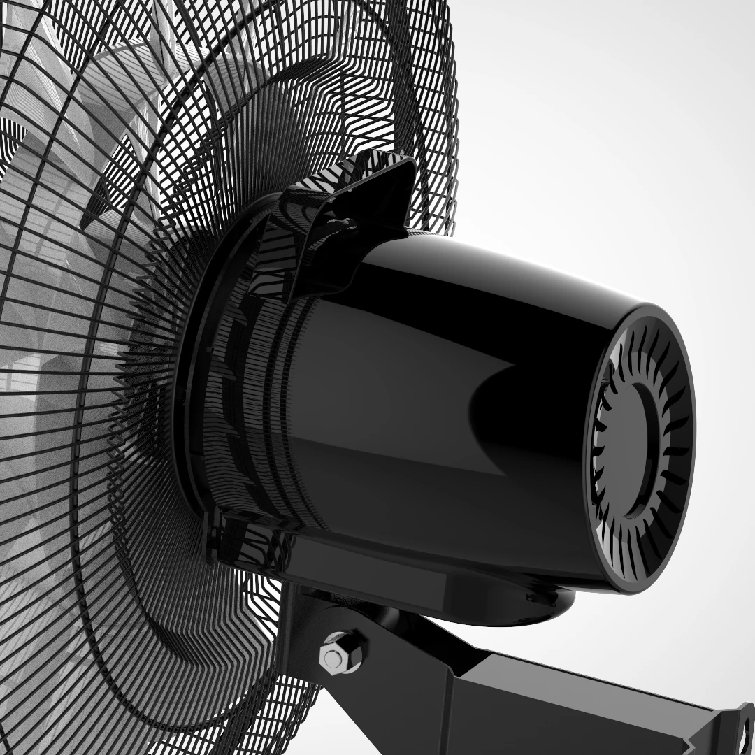 Work with alexa google assistance voice control wifi function oscillating wall fan