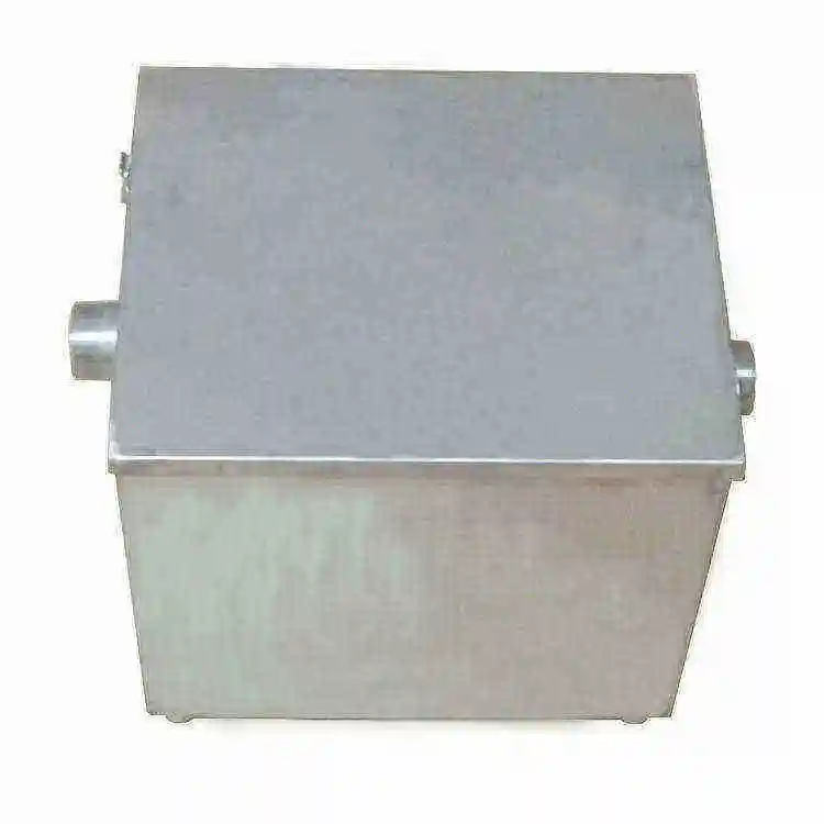 Grease Oil Interceptor Trap for Restaurant Stainless Steel201/304 Kitchen Under Sink Carton GAOYA 125l/hour Productivity