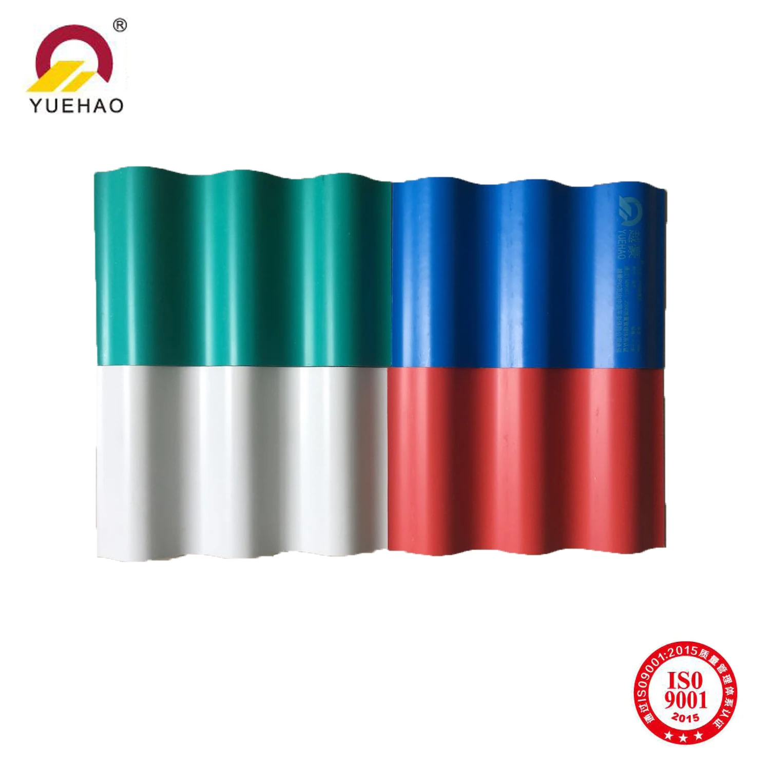 Impact Resistance Techos De Pvc Plastic Roof Sheet 3 Layers Upvc Tile