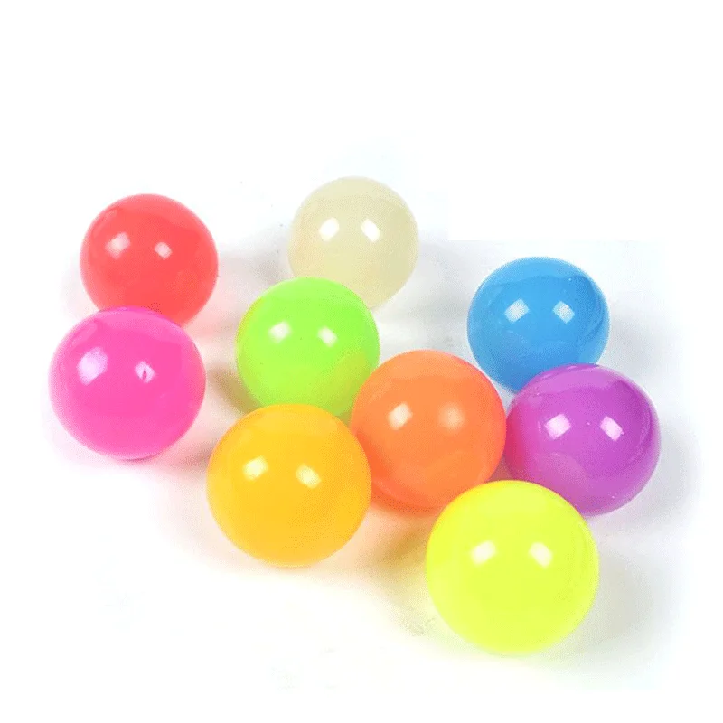 Kids Stress Relief Toys Stick To The Wall Sticky Ball Glowing In The Dark Tpr Squishy Stress Sticky Ball