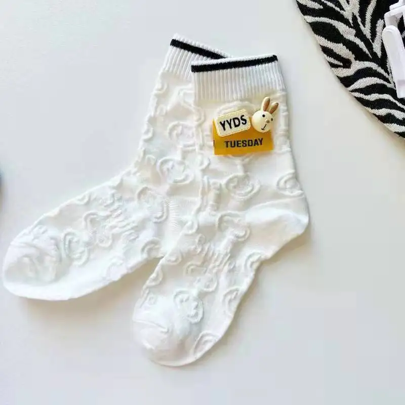 304Custom design hosiery pile hosiery woman