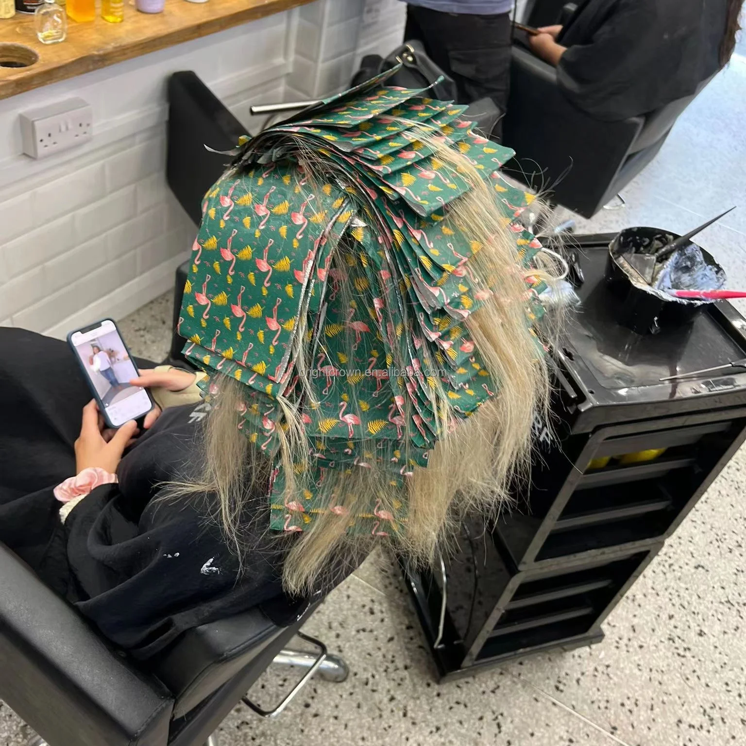 aluminium hair foil salon aluminum foil salon hair painting foils