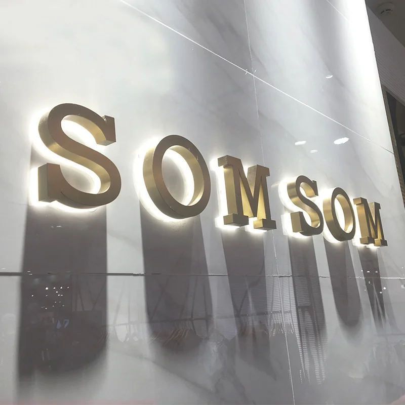 Laser Cut Customized logo Led Lighting Acrylic Sign Box Plexiglass Advertising Light