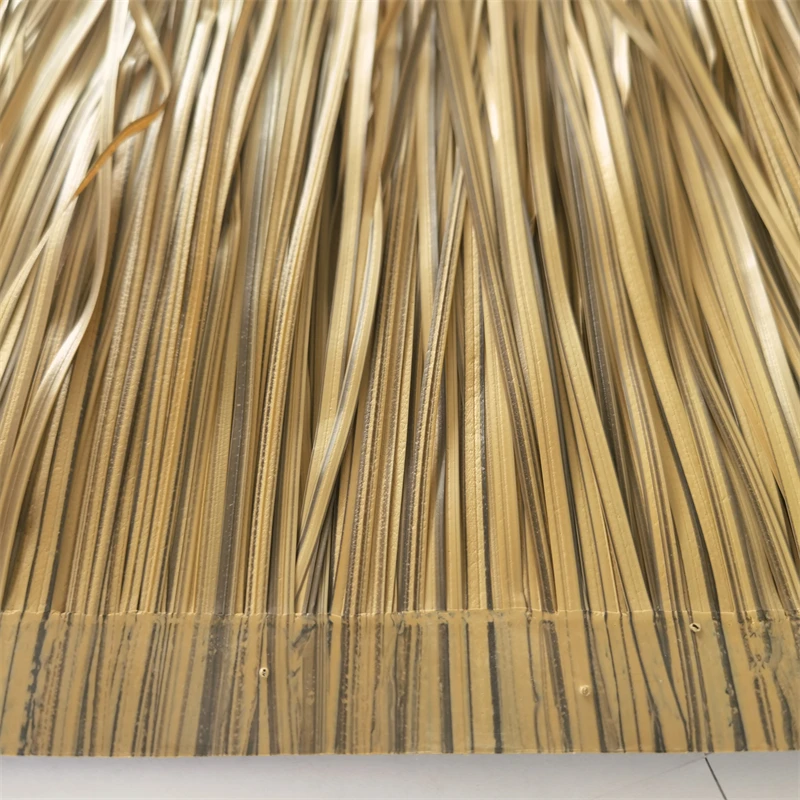 Artificial Plastic Synthetic Thatch Artificial Palm Leaves Synthetic Thatch Roof