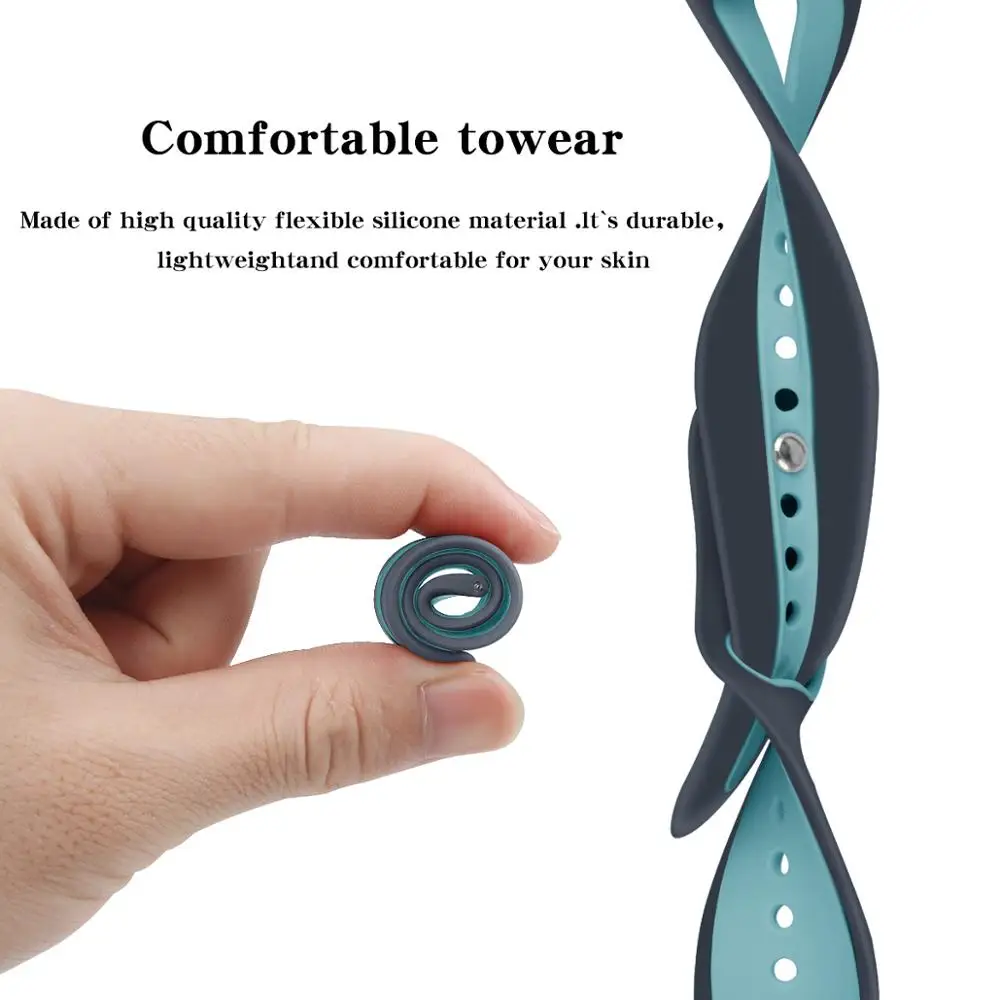 High Quality Soft Silicone Secure Adjustable Band For Fitbit Versa/Versa Lite Band Wristband Strap Bracelet FitBit Watch Straps