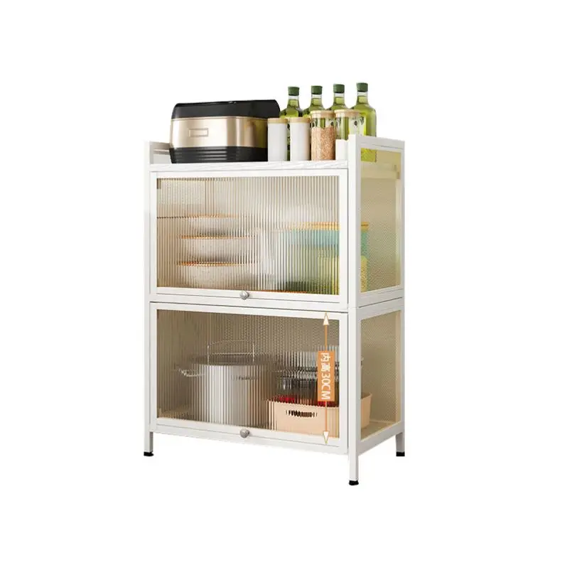 Factory Supply Large Capacity Folding Storage Box Multilayer Modern Design Stackable Dust Proof Plastic Storage Cabinet