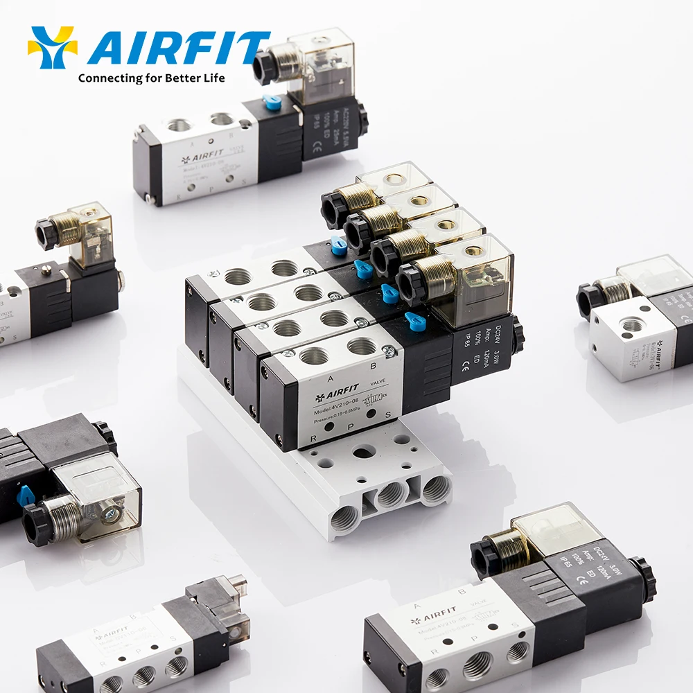 Пневматический гидравлический водяной клапан AIRFIT 3V1 из нержавеющей стали, газовый соленоидный воздушный клапан, цена, клапан 24 В, 2 дюйма