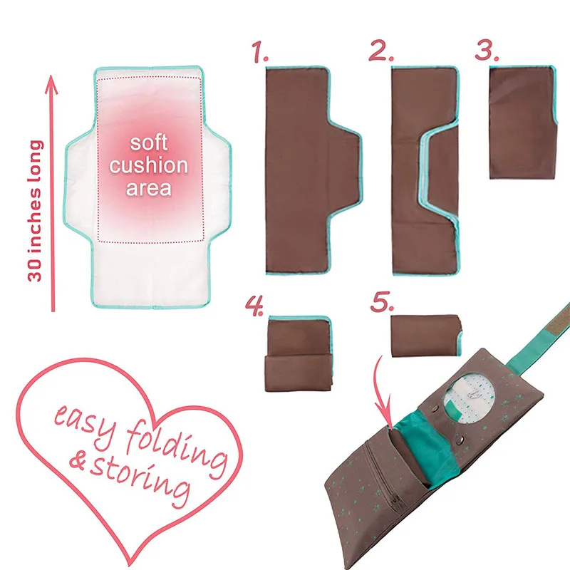 Extra Large Travel Changing Station for Newborns and Toddlers Portable Changing Pad Diaper Clutch Special Purpose Bags & Cases