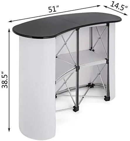 
Promotion counter Portable Pop Up Counter Podium Stand Promotion table Trade shows supplies displays 
