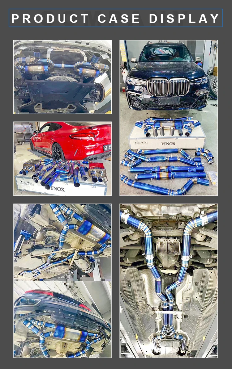 2019 Car Silencer Muffler Audi Rs3 Exhaust Titanium Alloy Exhaust Tips For Audi Rs3