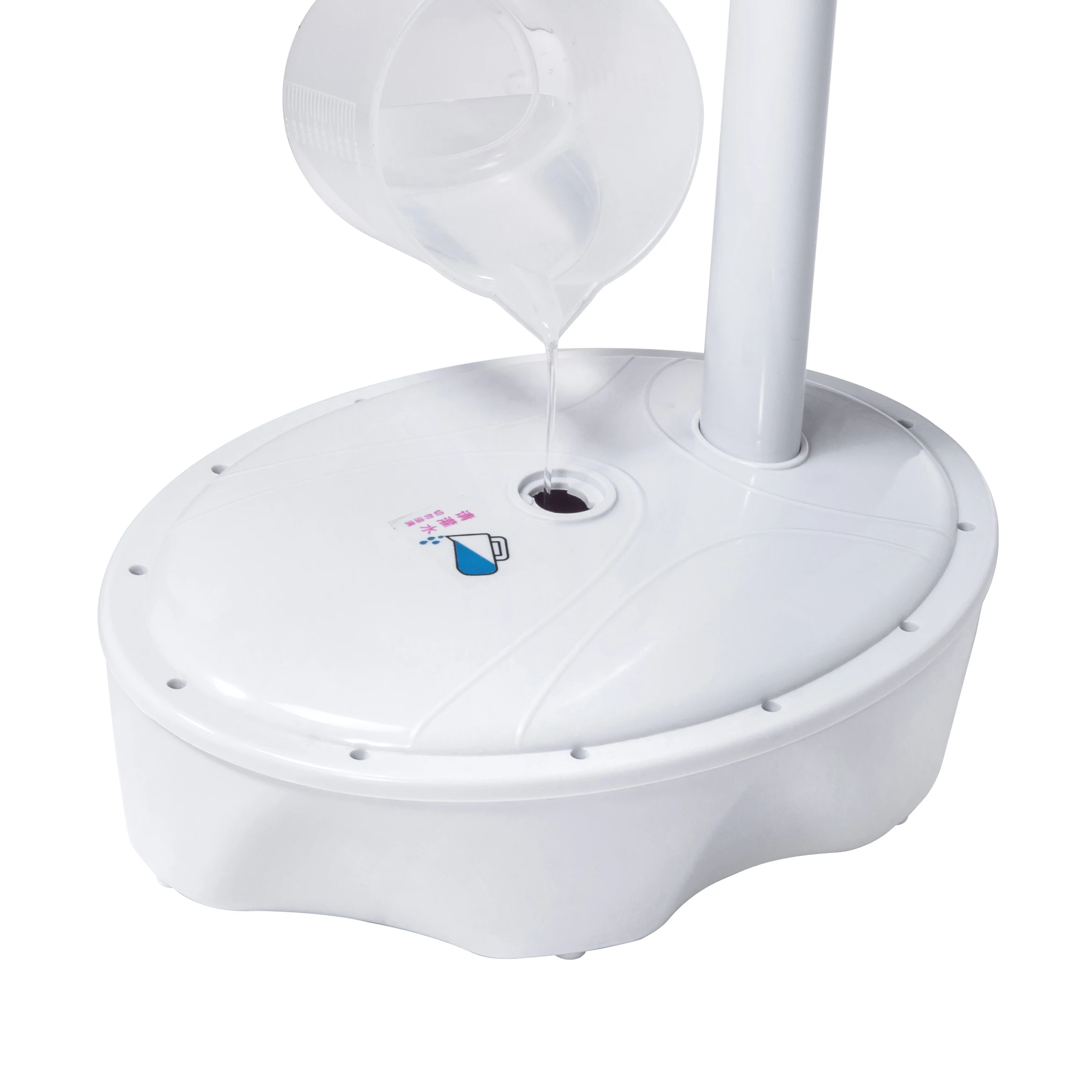 illuminated magnifying printed lighted make up cosmetic  round white vanity led light travel makeup mirror with led