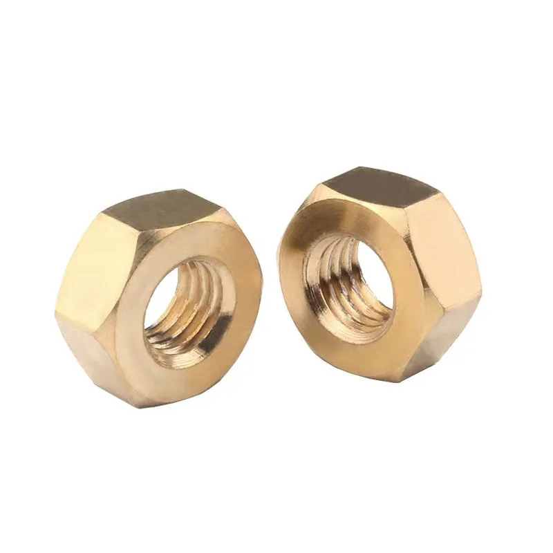 ANSI/ASME B18.2.2 Brass Hex nut with fine thread and coarse thread