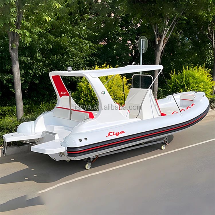 Liya centre console boat 5.8m fiberglass rib boat 580 rib boat price