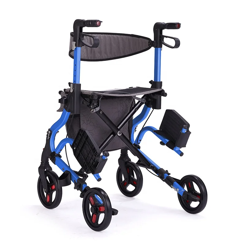 Height Adjustable Wheelchair Handicapped Equipment Medical Walker For Patients