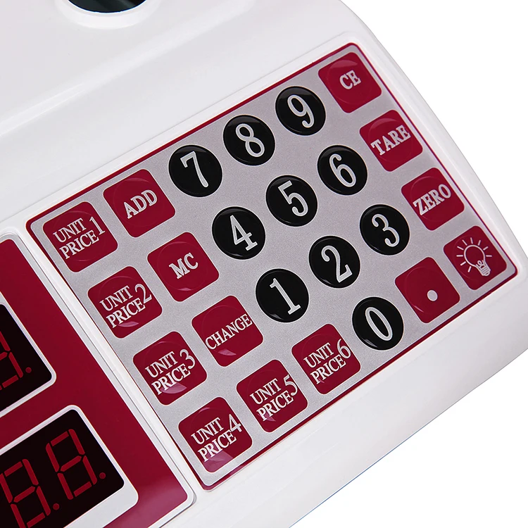 2g/5g Accuracy and 40kg/35kg/30kg Rated Load Electronic Price Scale